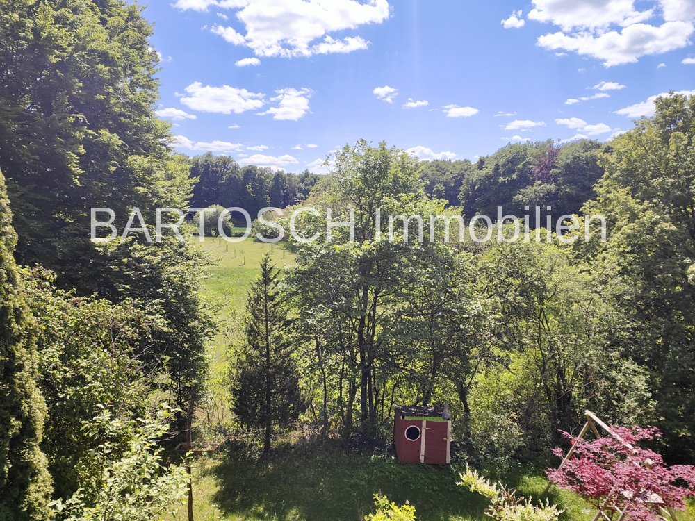 Blick vom Balkon